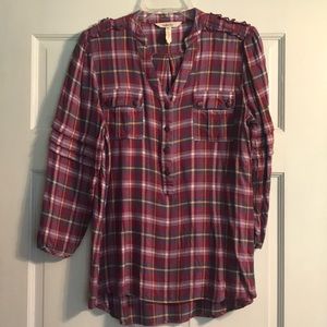 Plaid MJ Top